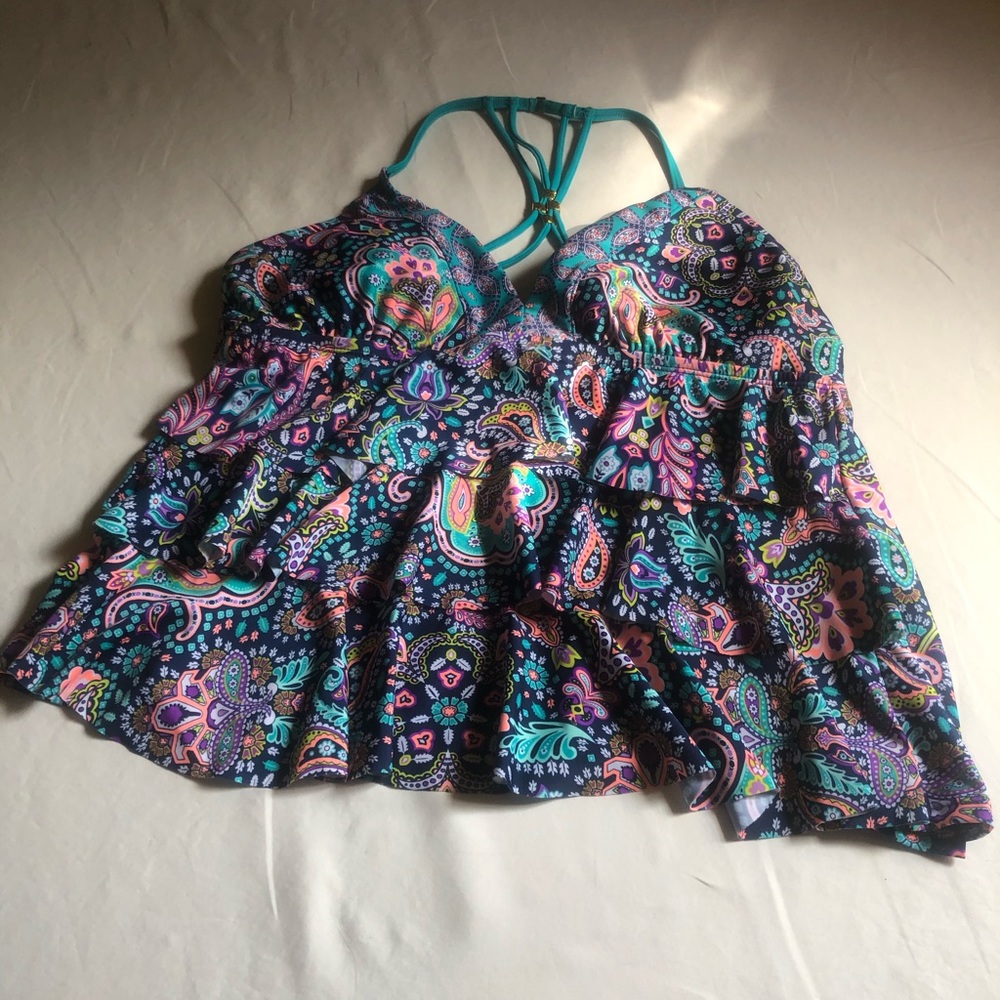 Catalina 2 Piece Swim Suit Size M 8-10 - Picture 3 of 5